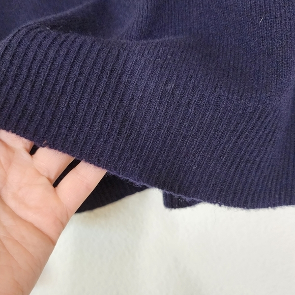 Polo Ralph Lauren Navy Wool Pullover Sweater L - Picture 7 of 7